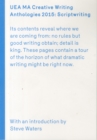 Image for UEA 2015 Creative Writing Anthology Scriptwriting