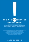 Image for A-Z of Service Excellence: The Essential Guide to Becoming a Customer Service Professional