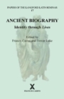 Image for Ancient Biography: Identity through Lives