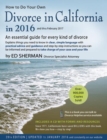 Image for How to Do Your Own Divorce in California in 2016