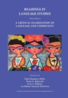 Image for Readings in Language Studies, Volume 6 : A Critical Examination of Language and Community