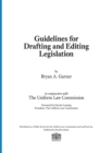Image for Guidelines for Drafting and Editing Legislation