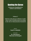Image for Quoting the Quran : A reference Handbook for Authors and Scholars