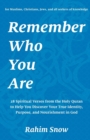 Image for Remember Who You Are : 28 Spiritual Verses from the Holy Quran to Help You Discover Your True Identity, Purpose, and Nourishment in God (for Muslims, Christians, Jews, and all seekers of knowledge)