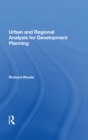 Image for Urban and regional analysis for development planning