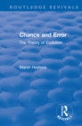 Image for Chance and error  : the theory of evolution