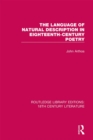 Image for The Language of Natural Description in Eighteenth-Century Poetry