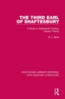 Image for Third Earl of Shaftesbury: A Study in Eighteenth-Century Literary Theory