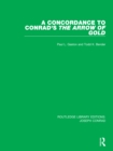 Image for A Concordance to Conrad&#39;s The Arrow of Gold