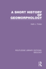 Image for A short history of geomorphology