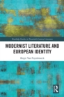 Image for Modernist Literature and European Identity