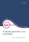 Image for Analysis, Geometry, and Probability: Proceedings of the First Chilean Symposium of Mathematics