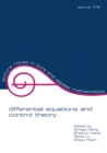 Image for Differential Equations and Control Theory