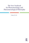 Image for The New Yearbook for Phenomenology and Phenomenological Philosophy. Volume 3