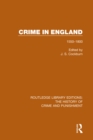 Image for Crime in England, 1550-1800