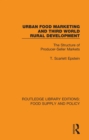 Image for Urban Food Marketing and Third World Rural Development: The Structure of Producer-Seller Markets