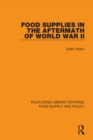 Image for Food supplies in the aftermath of World War II