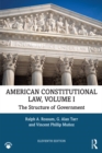 Image for American constitutional law.: (The structure of government) : Volume 1,