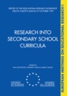 Image for Research into secondary school curricula