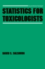 Image for Statistics for Toxicologists