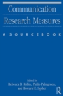 Image for Communication research measures: a sourcebook : 0