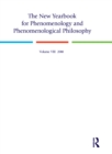 Image for New Yearbook for Phenomenology and Phenomenological Philosophy. Volume VIII
