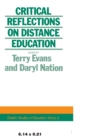 Image for Critical reflections on distance education