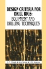 Image for Design criteria for drill rigs