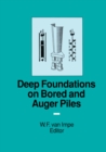 Image for Deep foundations on bored and auger piles: BAP III : proceedings of the 3rd International Geotechnical Seminar on Deep Foundations on Bored and Auger Piles, Ghent, Belgium, 19-21 Oct., 1998