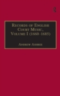 Image for Records of English court music.: (1660-1685) : Volume I,