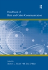 Image for Handbook of risk and crisis communication
