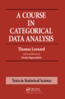 Image for A course in categorical data analysis