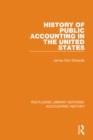Image for History of Public Accounting in the United States
