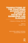 Image for Transactions of the Chartered Accountants Students&#39; Societies of Edinburgh and Glasgow: a selection of writings 1886-1958 : 42
