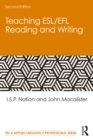 Image for Teaching ESL/EFL Reading and Writing