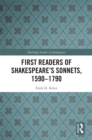 Image for First Readers of Shakespeare&#39;s Sonnets, 1590-1790