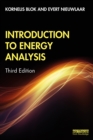 Image for Introduction to Energy Analysis