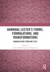 Image for Hannibal Lecter&#39;s forms, formulations, and transformations  : cannibalising form and style