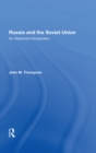 Image for Russia And The Soviet Union: An Historical Introduction--second Edition
