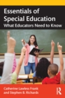 Image for Essentials of Special Education: What Educators Need to Know