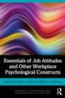 Image for Essentials of job attitudes and other workplace psychological constructs