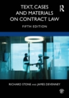 Image for Text, cases and materials on contract law