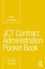 Image for JCT Contract Administration Pocket Book