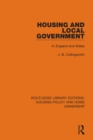 Image for Housing and local government: in England and Wales