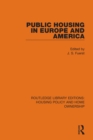 Image for Public housing in Europe and America