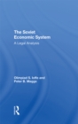 Image for The Soviet economic system: a legal analysis