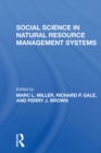 Image for Social science in natural resource management systems