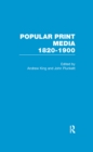 Image for POPULAR PRINT MEDIA: 1820-1900