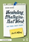 Image for Vocabulary Strategies That Work: Do This&amp;#x2014;Not That!