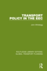Image for Transport Policy in the EEC